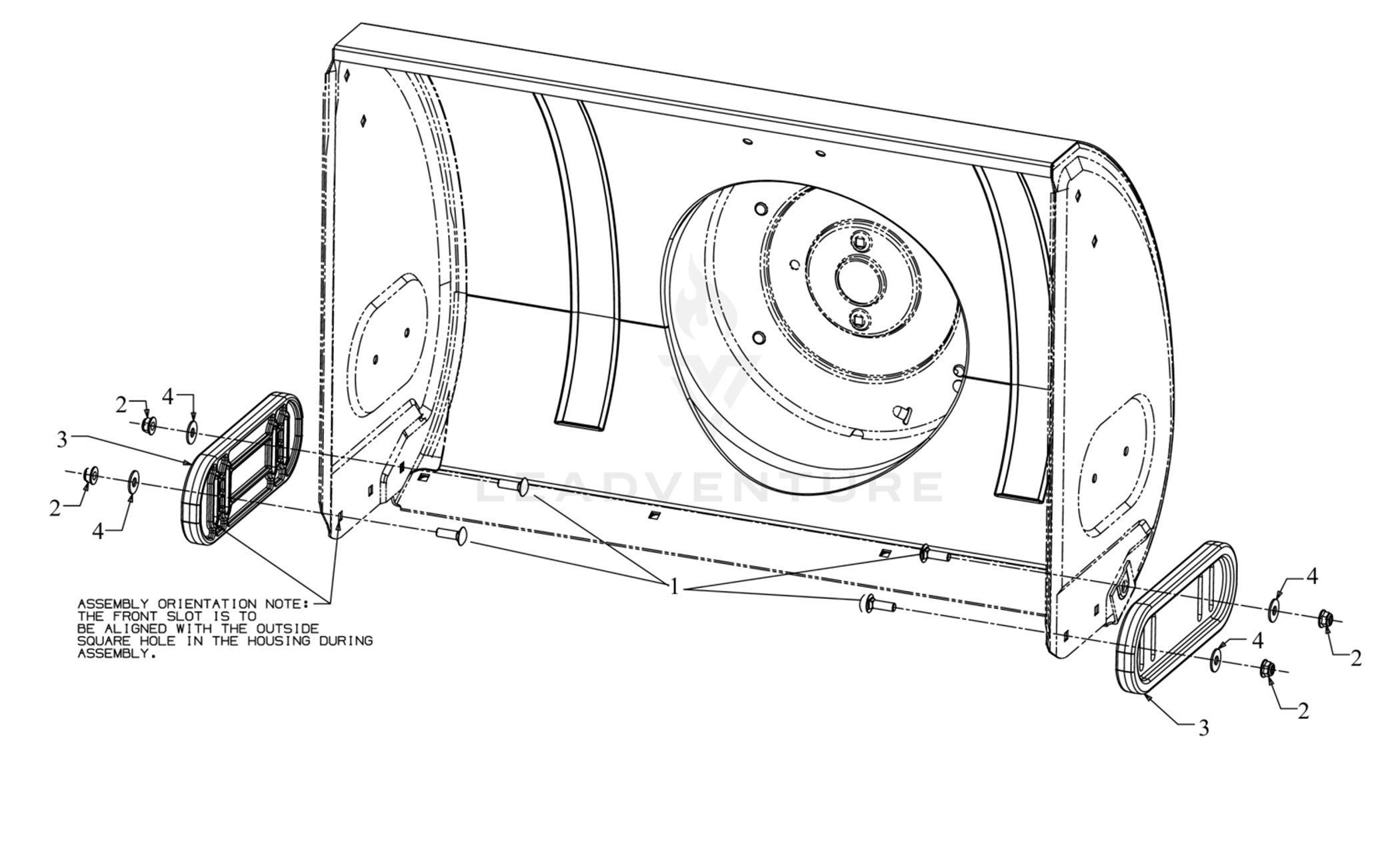 Troy Bilt As Km B Storm Parts Diagram For Slide Shoes